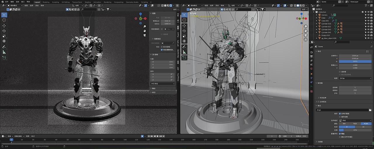 使用BLENDER进行制作