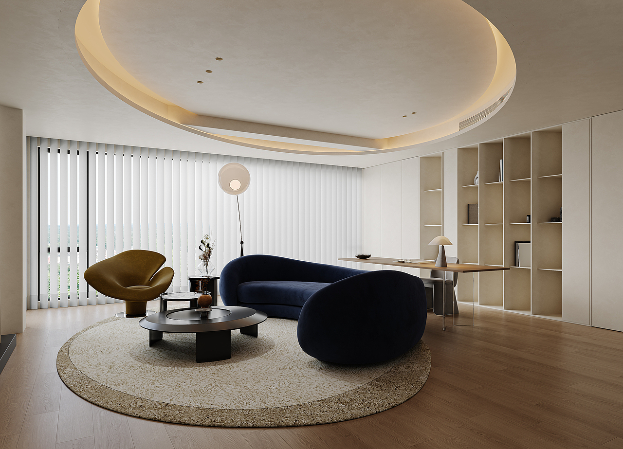 高端图渲染-大平层