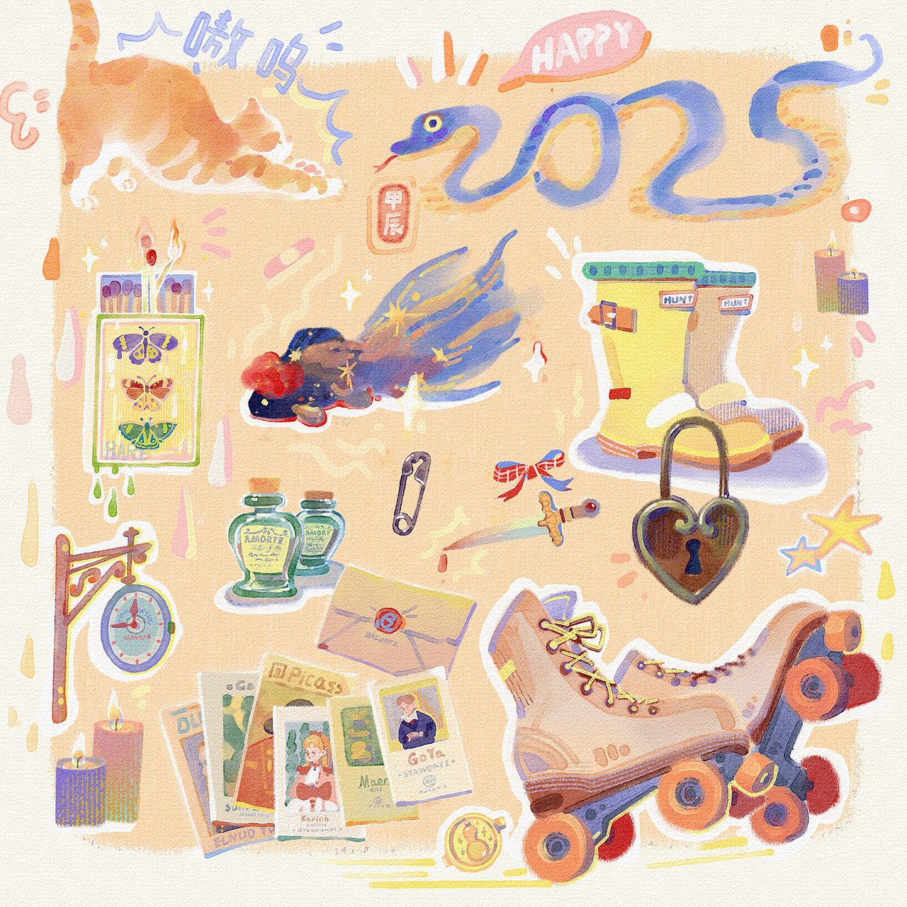 一些手账记录！(●'◡'●)（图ZMzg2NDIzMzcy） - 艺术插画 - 站酷设计师即白_Bai原创素材 - 站酷ZCOOL