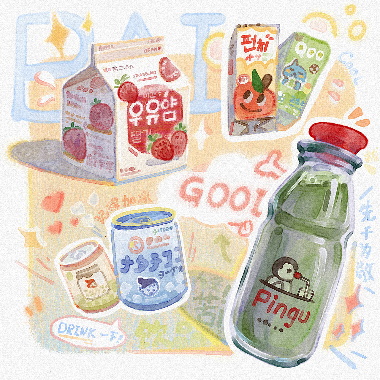 一些手账记录！(●'◡'●)（图ZMzg2NDIzMzY0） - 艺术插画 - 站酷设计师即白_Bai原创素材 - 站酷ZCOOL