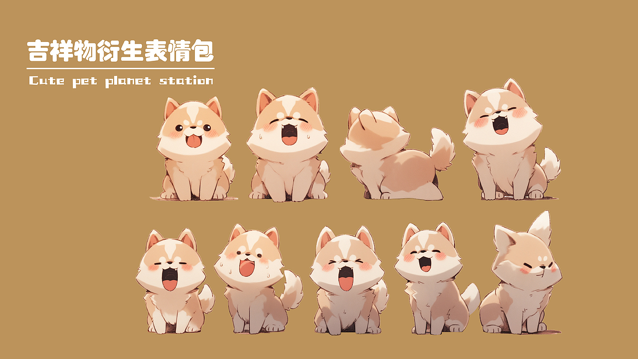 宠物品牌VI提案 | 萌宠星球站Cute pet planet station
