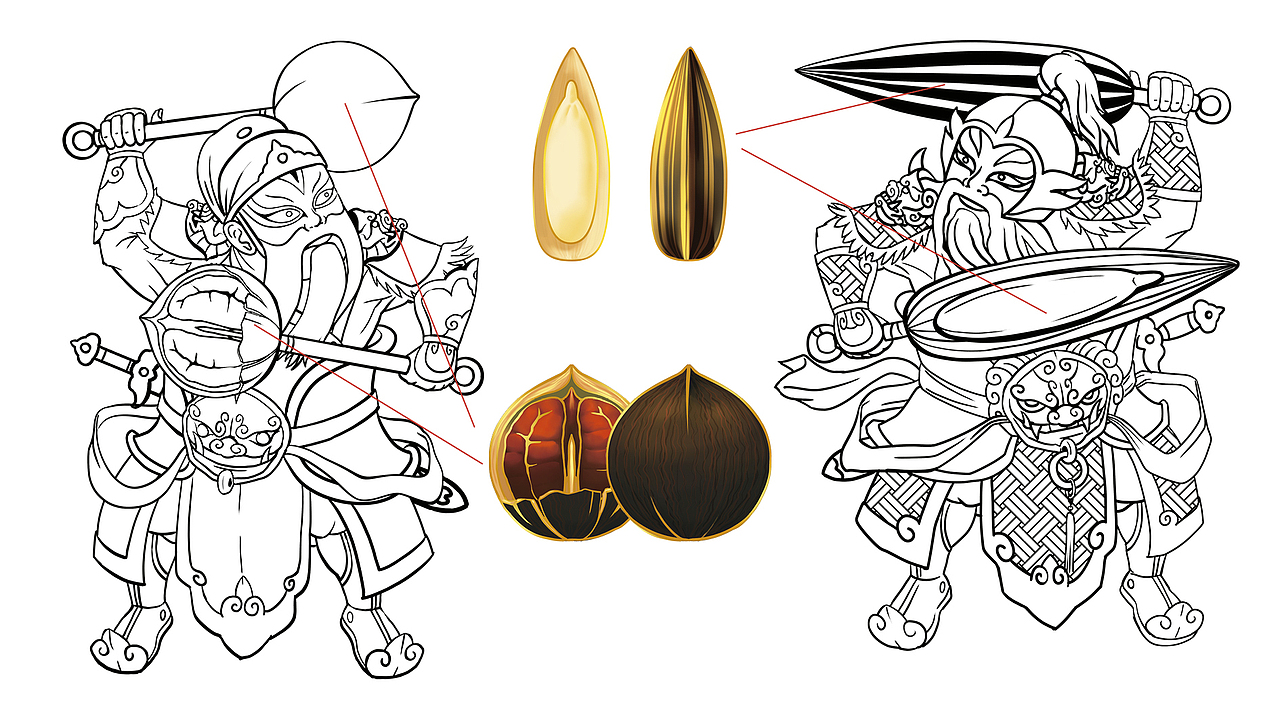 坚果礼盒包装设计