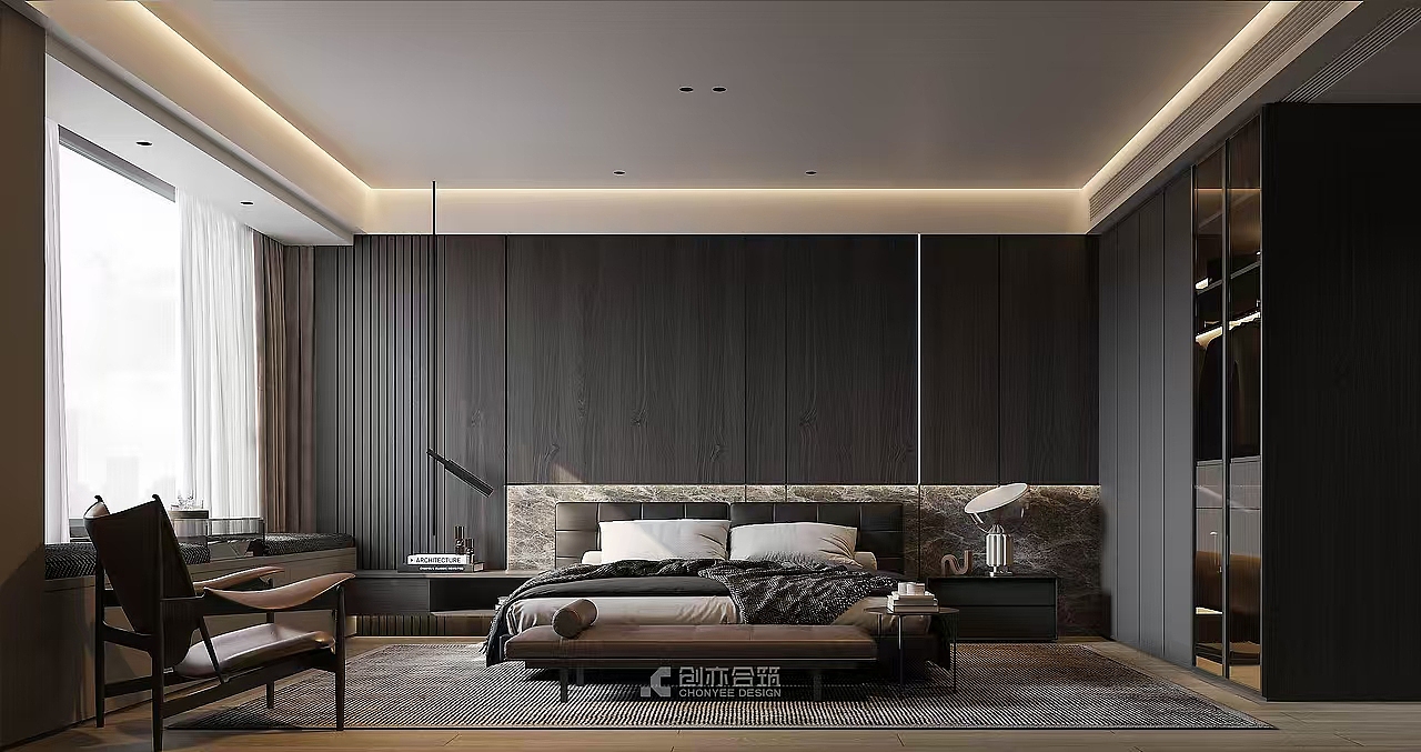 创亦合筑CHONYEE DESIGN｜长沙·招商蛇口滨江境 255平（图ZMzg2NDMwNjQ0） - 家装设计 - 站酷设计师创亦合筑全案设计原创素材 - 站酷ZCOOL