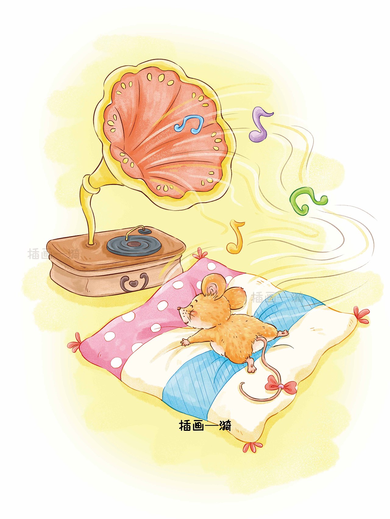 小老鼠墩墩的午睡时间（图ZMzg2NDMzMjQ4） - 绘本 - 站酷设计师插画师漪原创素材 - 站酷ZCOOL