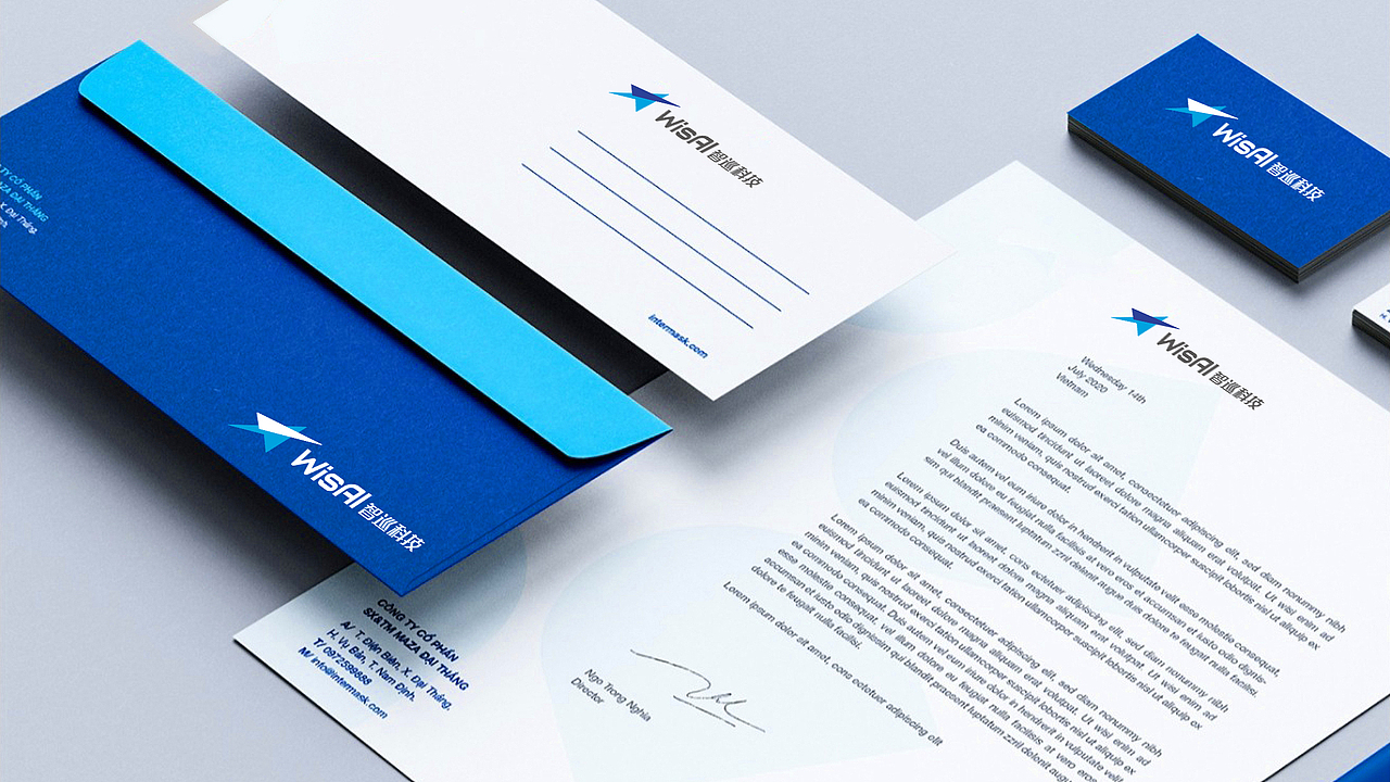 科技企业品牌设计/人工智能品牌/vis设计—  远麦刘斌