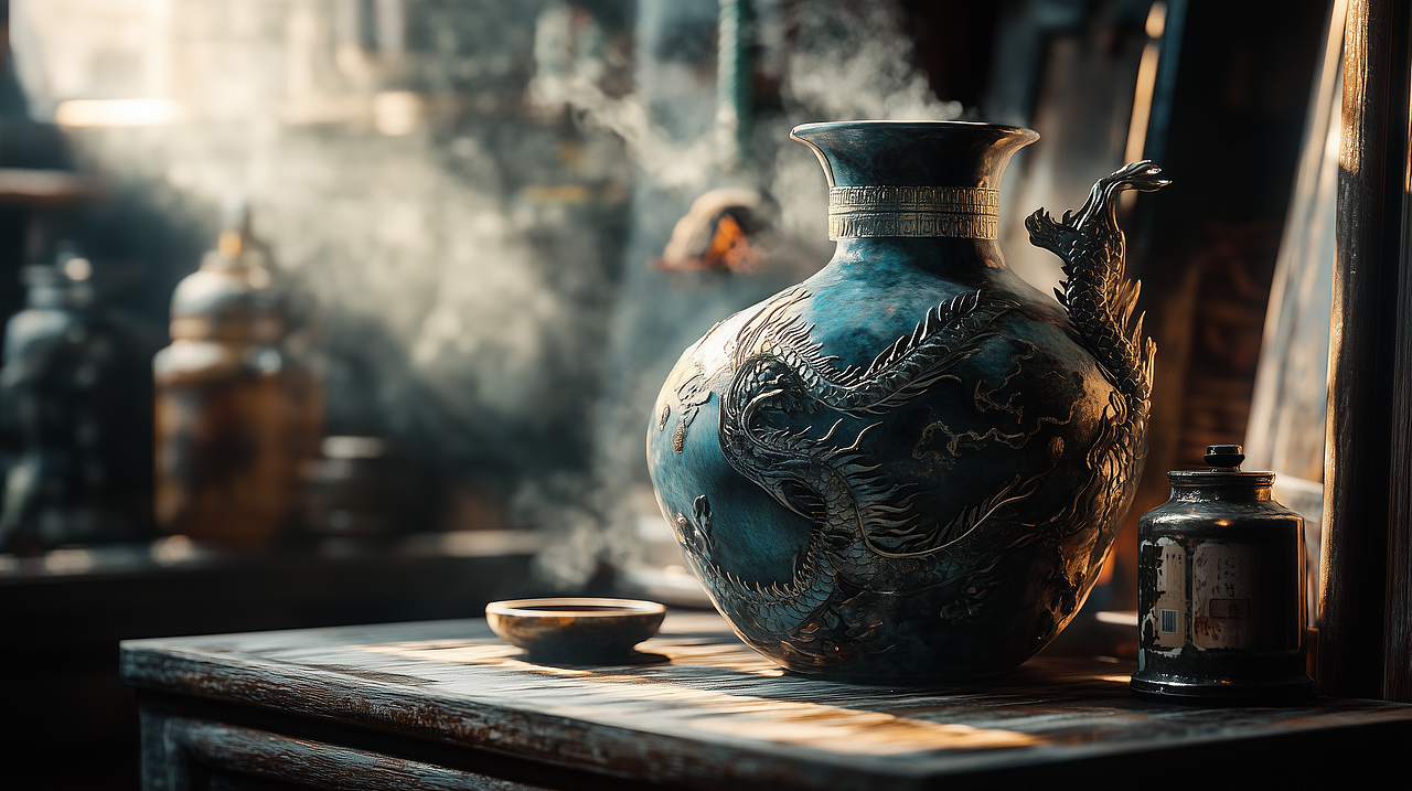 AI短片 国台龙酒《龙魂酿,传奇生》