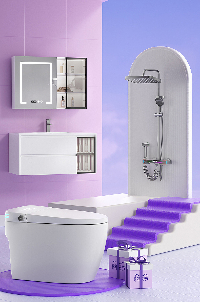🎨一组卫浴设计渲染