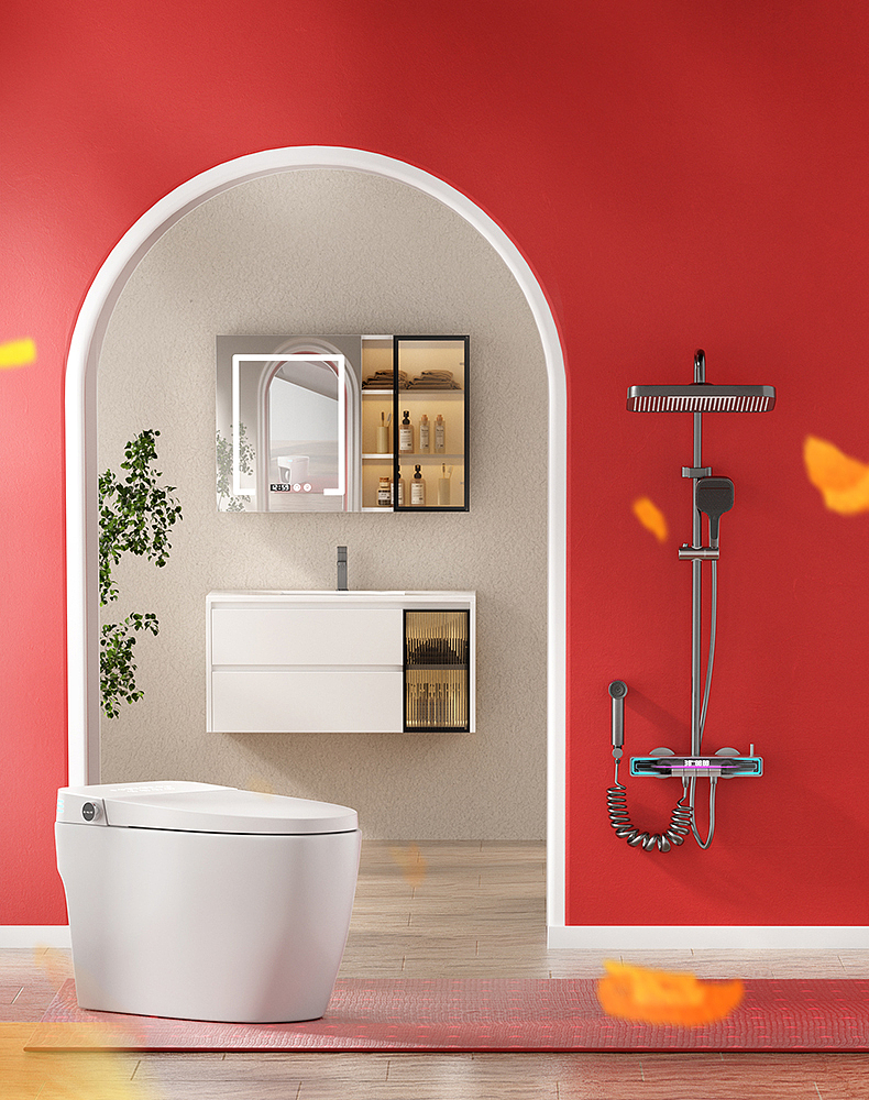 🎨一组卫浴设计渲染