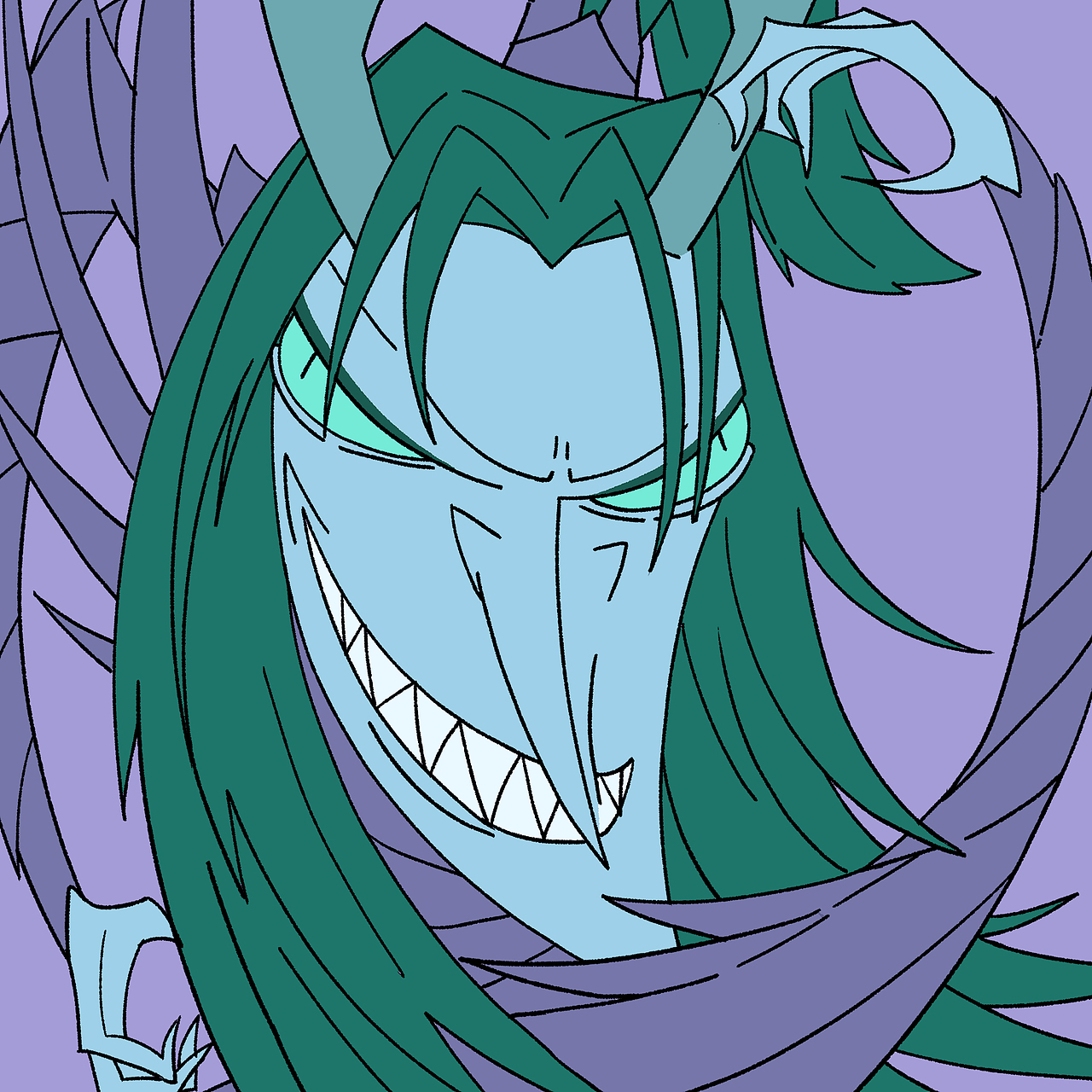 哪吒二创头像（抽象风2）（图ZMzg2NDU3NDYw） - 艺术插画 - 站酷设计师可闹好了原创素材 - 站酷ZCOOL