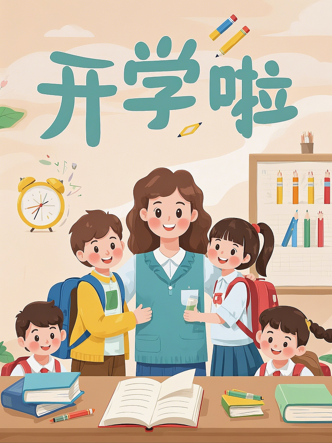 开学海报（图ZMzg2NDYwNjMy） - 海报 - 站酷设计师养一只梦中的月亮原创素材 - 站酷ZCOOL