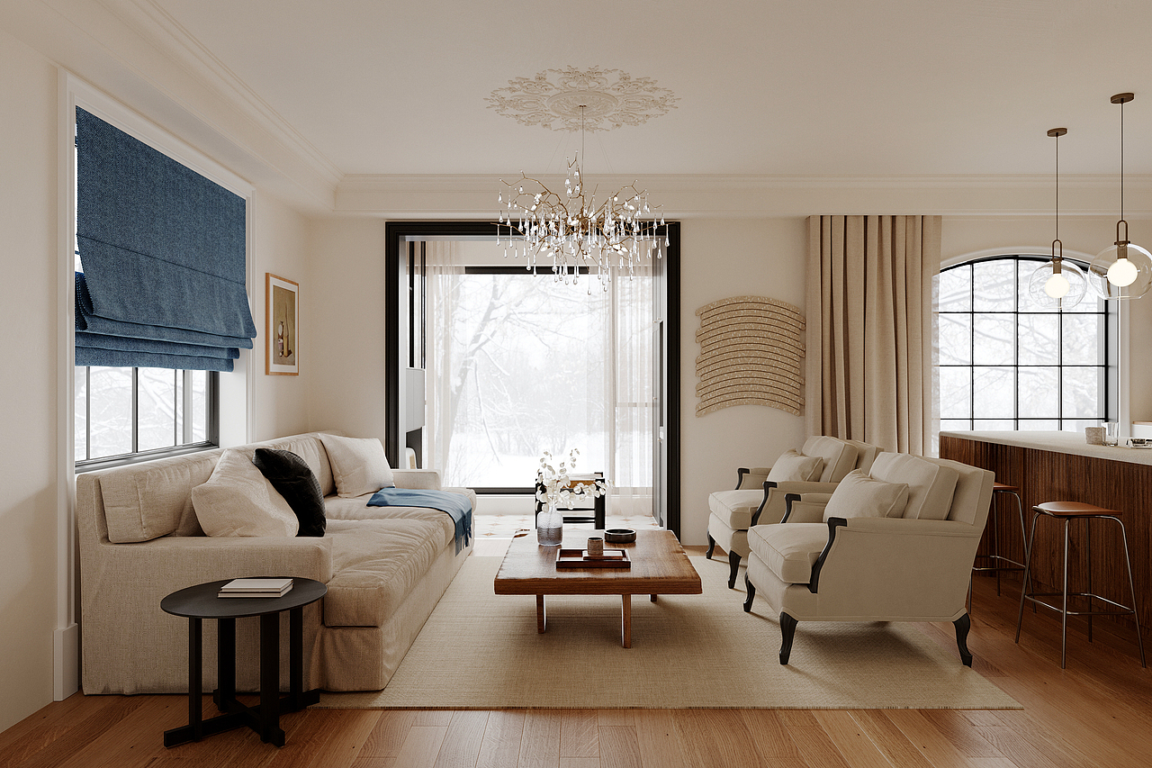 余阳视觉|百看不厌的田园美式风（图ZMzg2NDY1ODY4） - 家装设计 - 站酷设计师余阳视觉原创素材 - 站酷ZCOOL