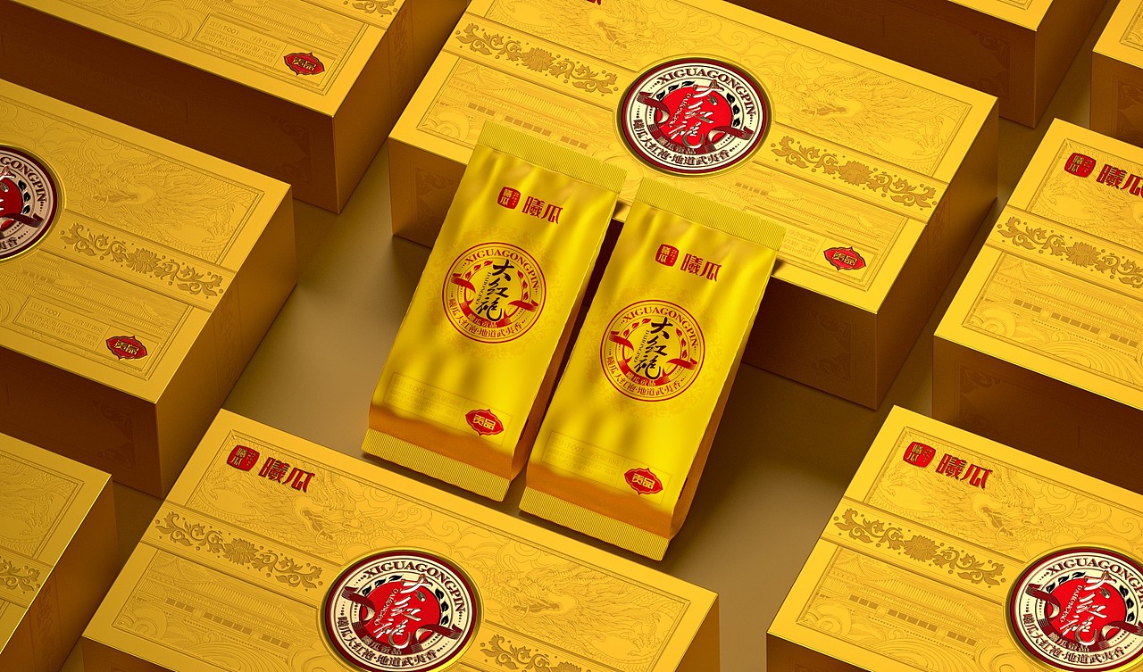 梵茶计X曦瓜 贡品系列 传世经典 皇家美学（图ZMzg2NDczNDY0） - 包装 - 站酷设计师梵茶计原创素材 - 站酷ZCOOL