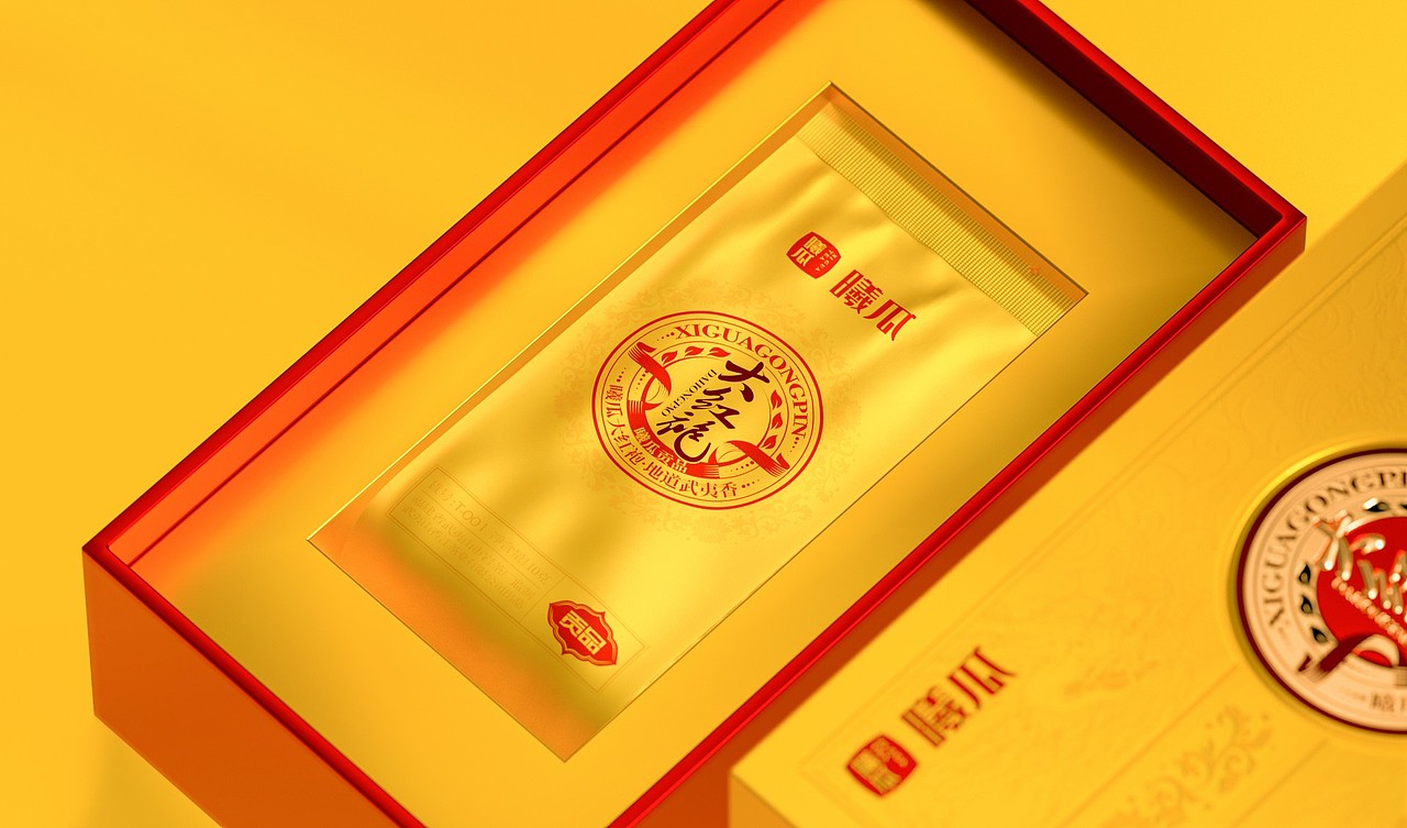 梵茶计X曦瓜 贡品系列 传世经典 皇家美学（图ZMzg2NDczNDYw） - 包装 - 站酷设计师梵茶计原创素材 - 站酷ZCOOL