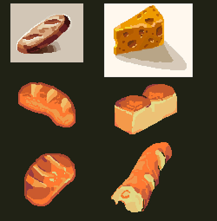 【临摹】像素画食物（图ZMzg2NDc4ODA4） - 像素画 - 站酷设计师太阳系邮递员原创素材 - 站酷ZCOOL