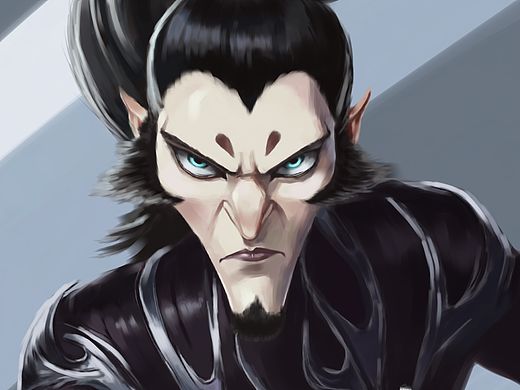 第二张来啦！申公豹绘画作品