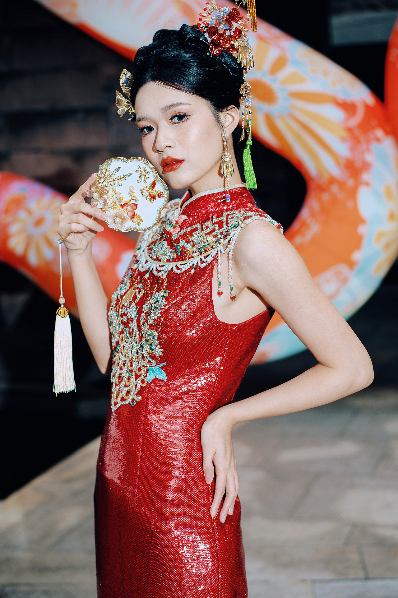 美丽佳人与传统文化的不解之缘