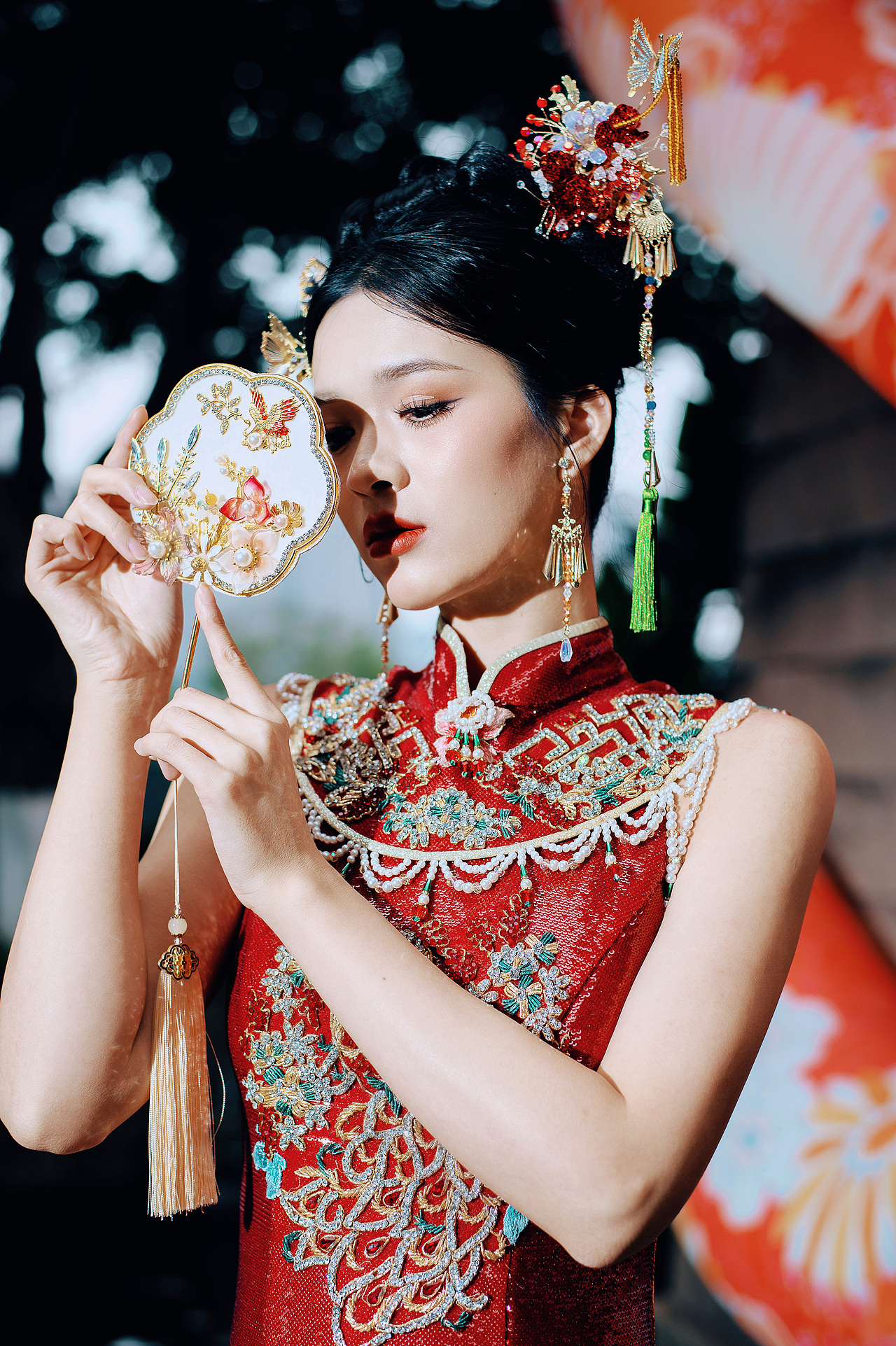 美丽佳人与传统文化的不解之缘