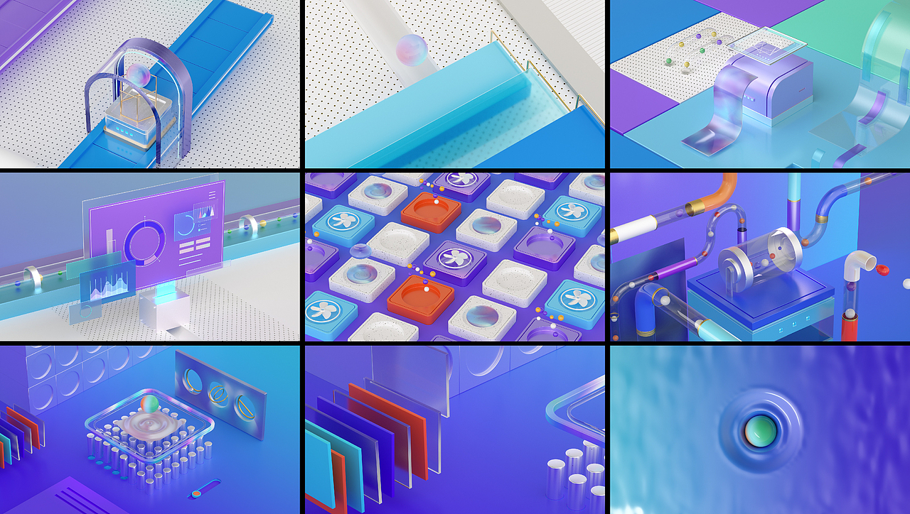 C4D动态练习（图ZMzg2NTA2MjI4） - 动画/影视 - 站酷设计师朝雨暮霜原创素材 - 站酷ZCOOL