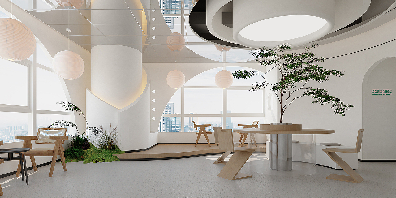 太原海雀自习（图ZMzg2NTA2NzIw） - 商业空间设计 - 站酷设计师DEFINDESIGN常涛原创素材 - 站酷ZCOOL