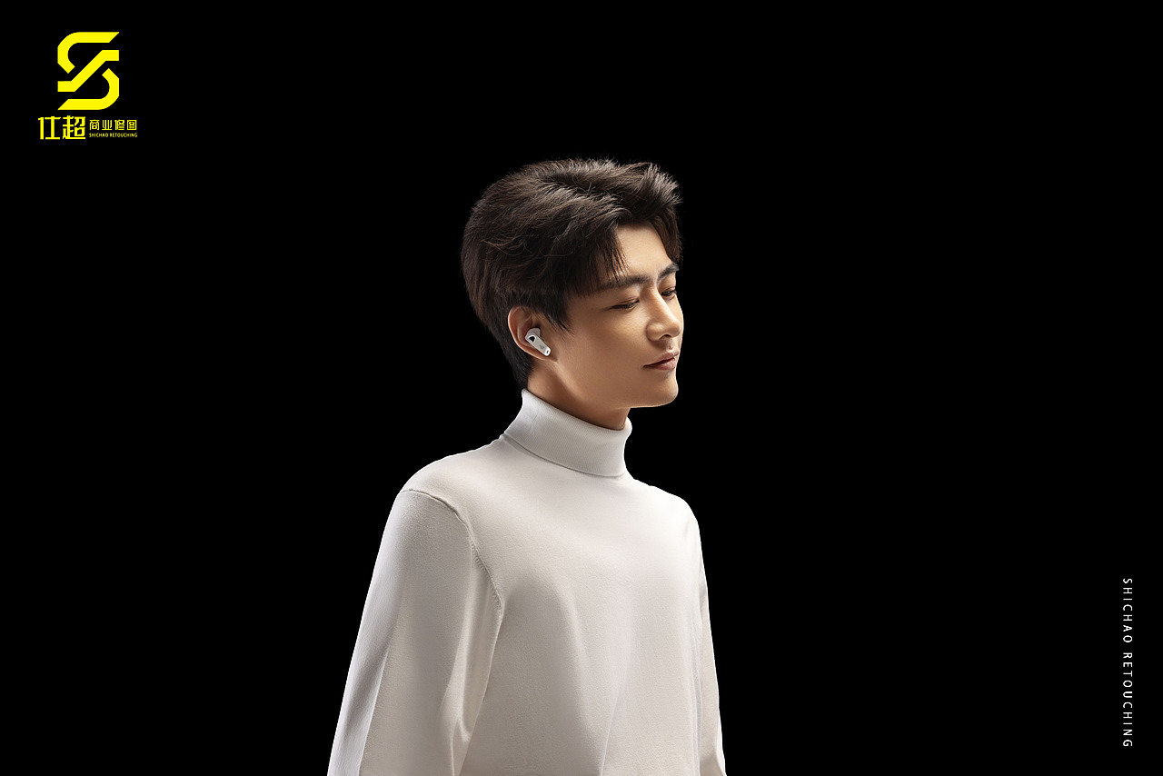 仕超商业修图 | 漫步者 蓝牙耳机人像产品修图