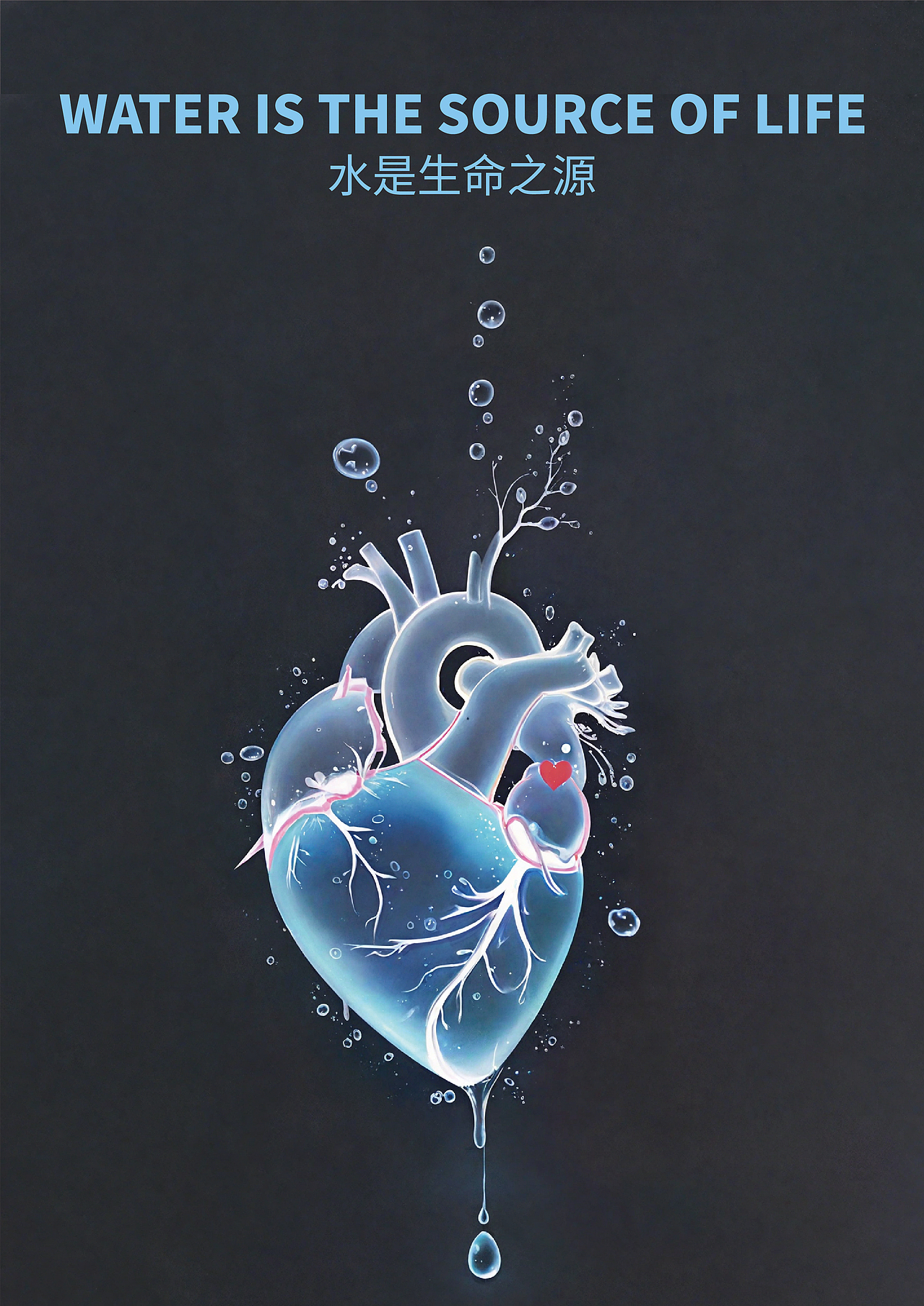 水是生命之源—公益海报