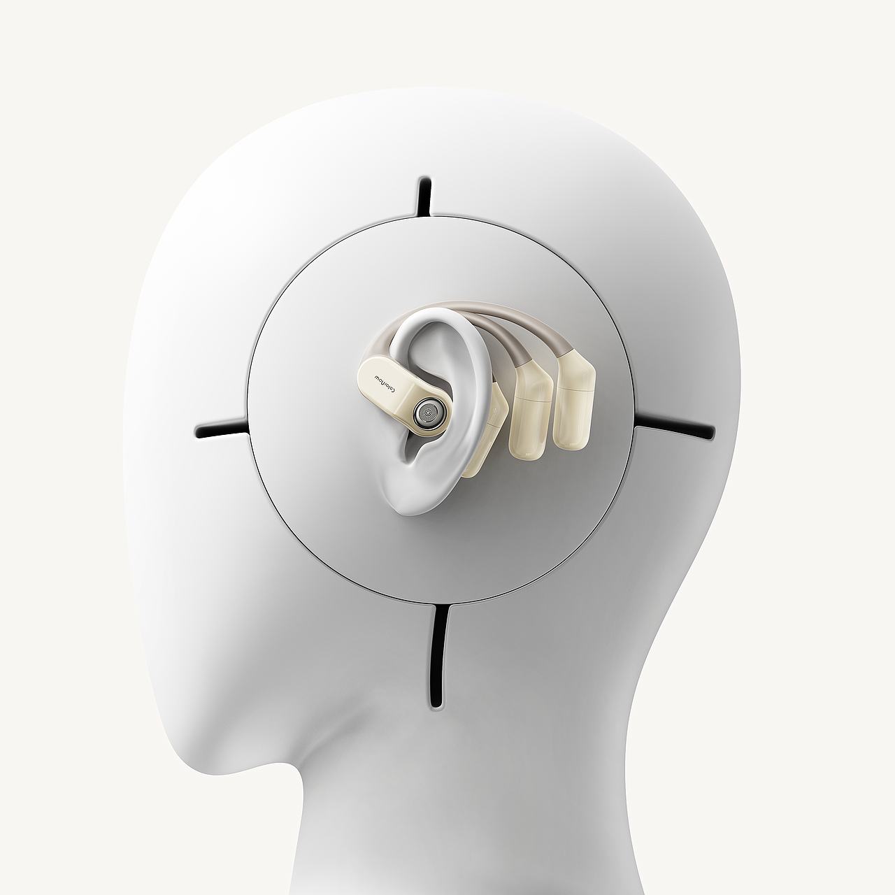 挂耳式蓝牙耳机渲染（图ZMzg2NTI3Nzky） - 产品 - 站酷设计师ForMyHeart原创素材 - 站酷ZCOOL