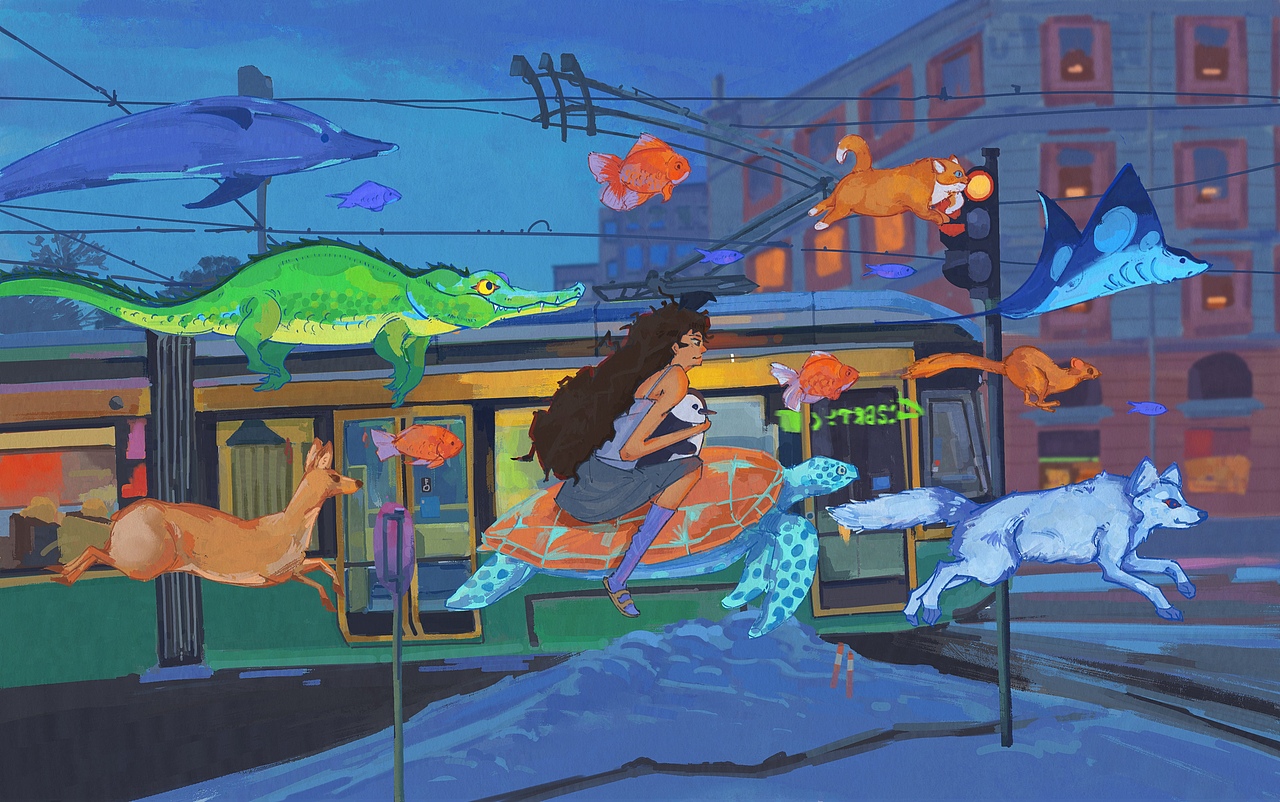 我好像很适合画冬天❄