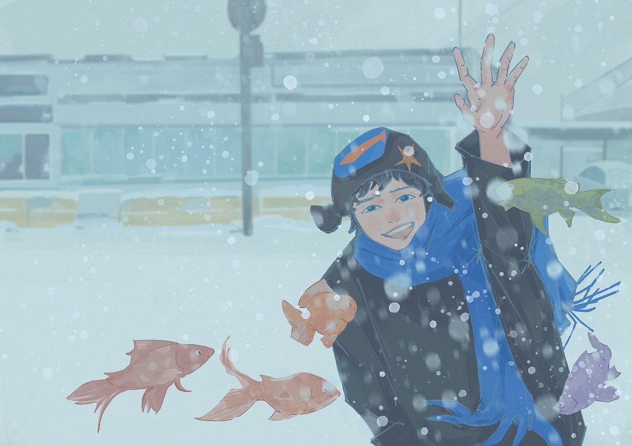 我好像很适合画冬天❄