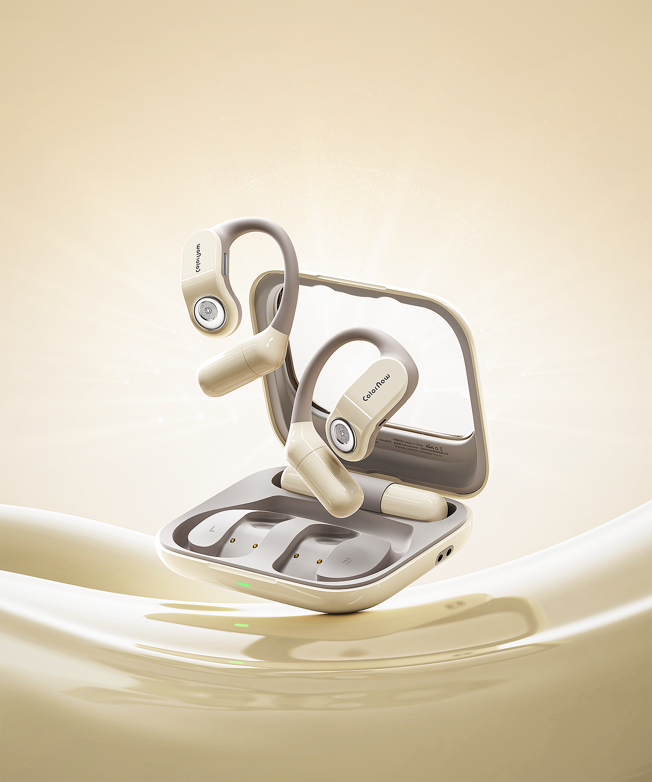 挂耳式蓝牙耳机渲染（图ZMzg2NTMyOTcy） - 产品 - 站酷设计师ForMyHeart原创素材 - 站酷ZCOOL