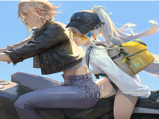 少女前线，404小队，VV维克托和416可露凯的日常（个人主页-ZNzE0OTMwMjg=） - 商业插画 - 站酷设计师Train_HB原创素材 - 站酷ZCOOL