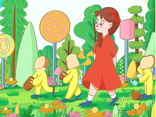 《甜品插画》系列