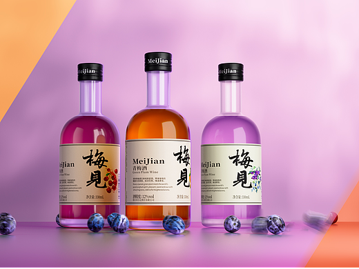 梅见青梅酒 三维产品动画制作