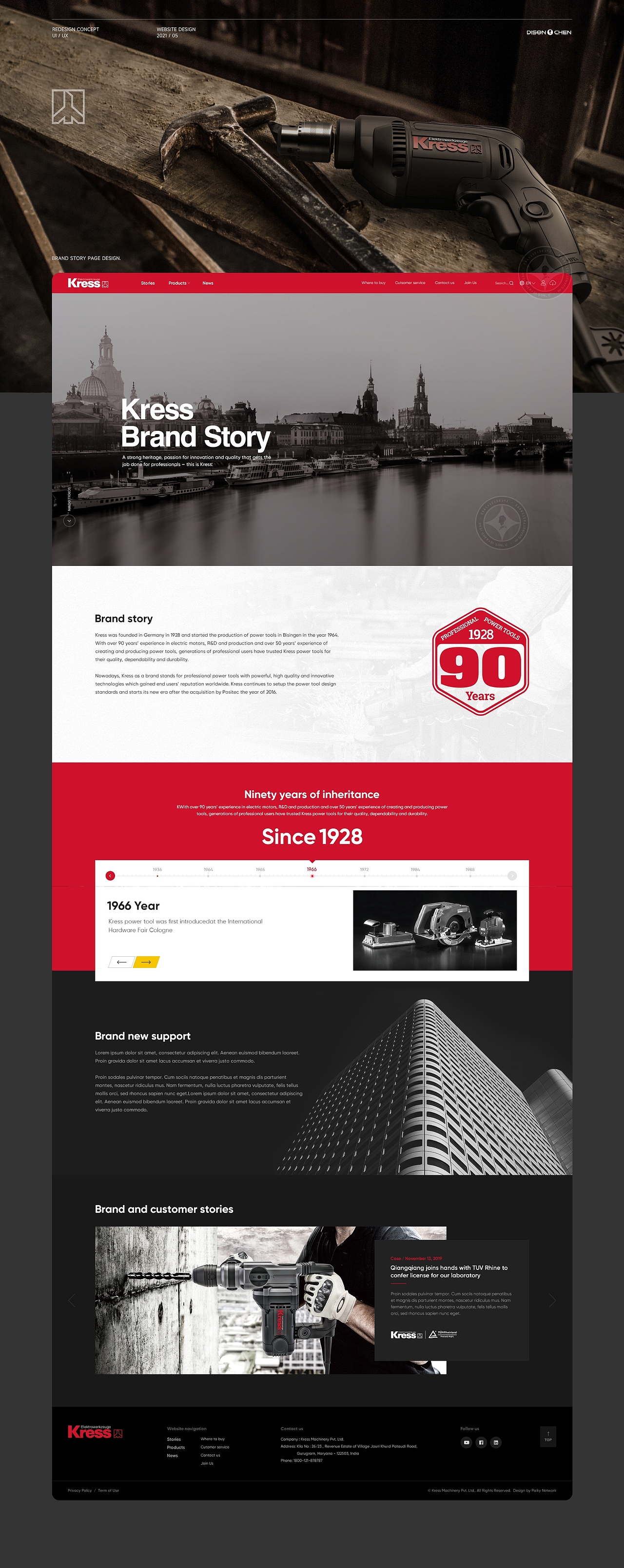 Kress卡胜电动工具海外官网设计（图ZMzg2NTg5OTM2） - 企业官网 - 站酷设计师陈广Dison_chen原创素材 - 站酷ZCOOL