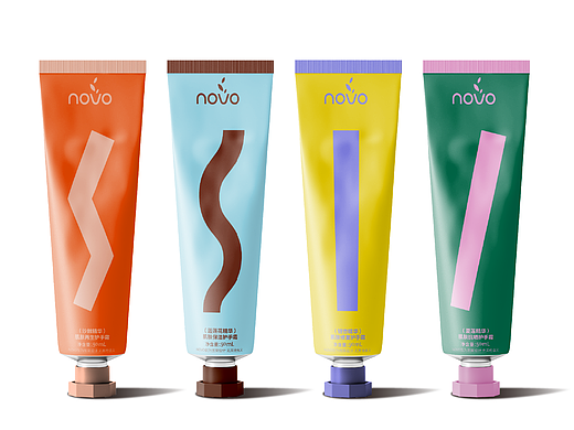 「novo」新品护手霜上市海报、包装及展陈设计