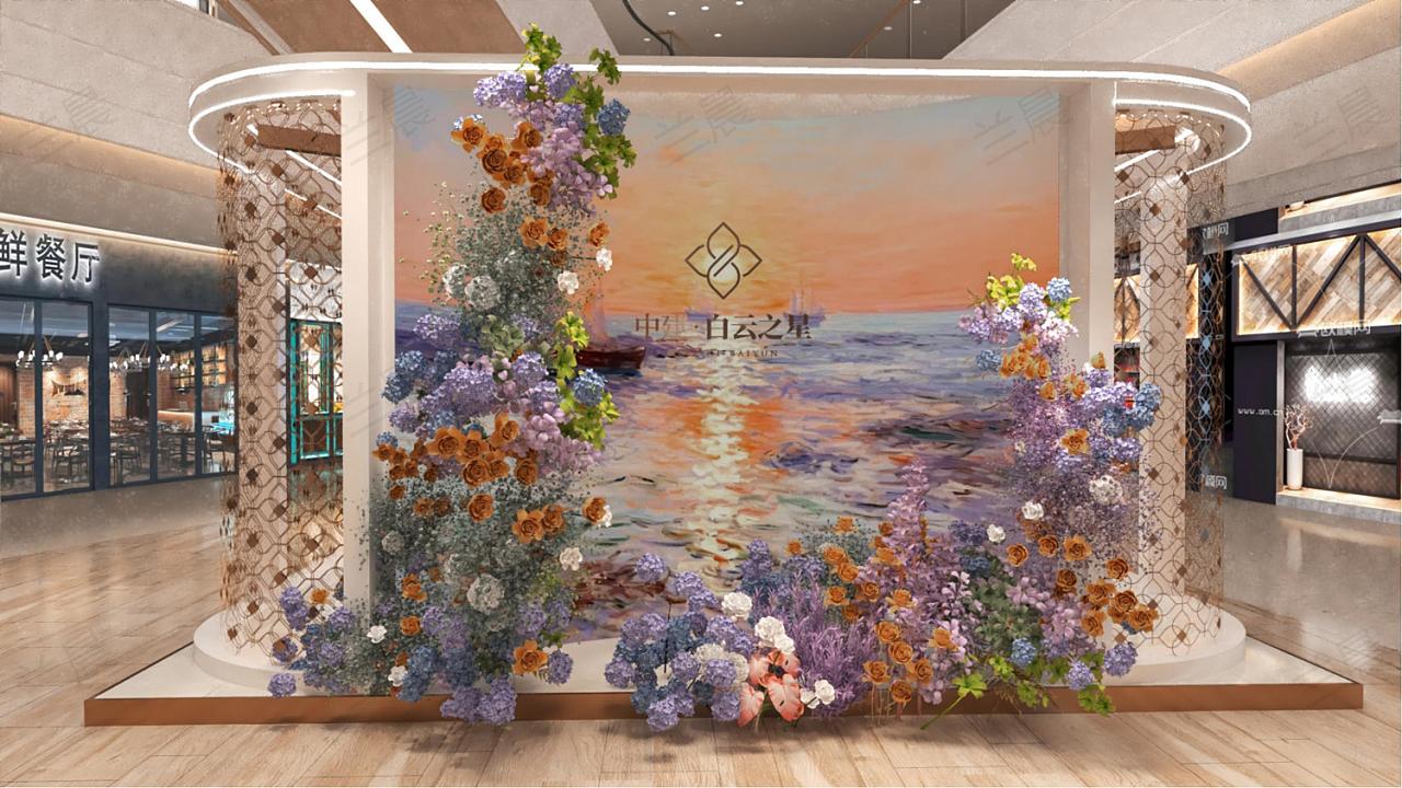 中建白云之星商场展厅（落地）（图ZMzg2NTk4MTQ0） - 场景 - 站酷设计师广州市兰晨广告原创素材 - 站酷ZCOOL