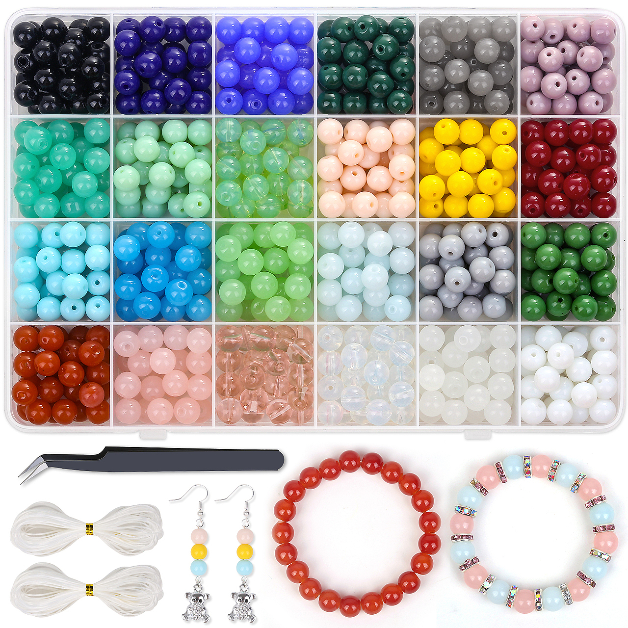 亚马逊主图 | 首饰 | 彩色渐变珠子合集1