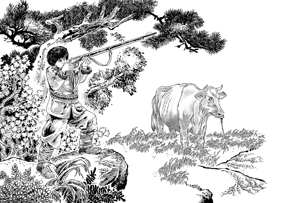 老连环画,图书插画,写实肖刚漫画,商插站酷肖刚漫画