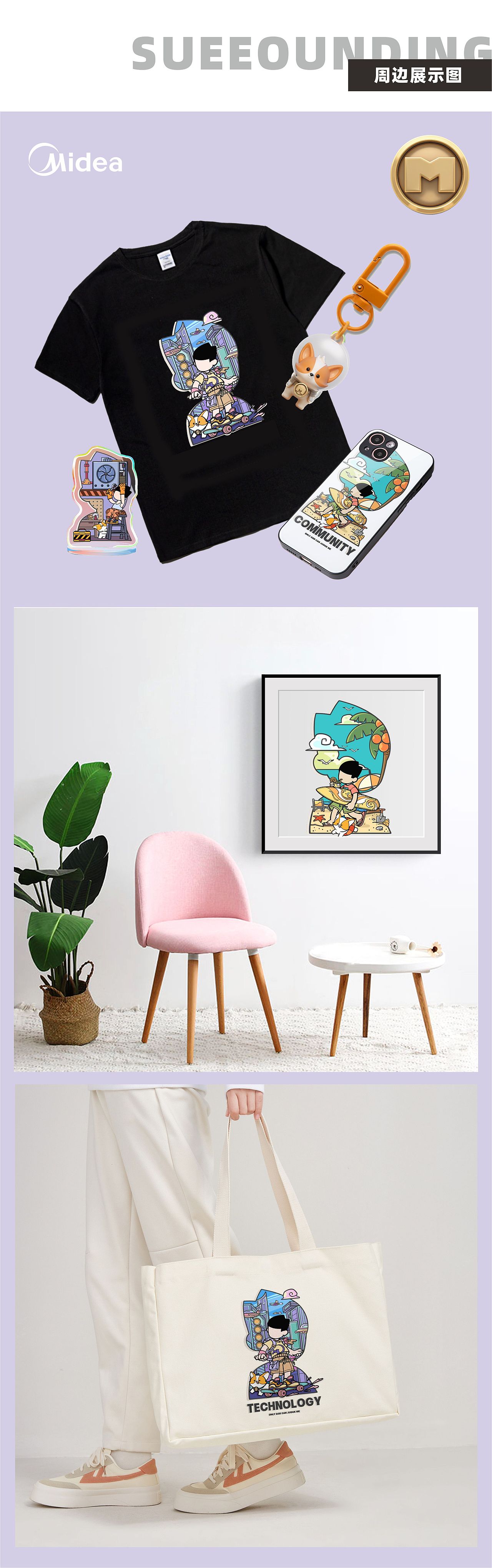 【M博智趣生活】 x 美的四维变装秀（图ZMzg2NjIyNjY0） - IP形象 - 站酷设计师多何原创素材 - 站酷ZCOOL