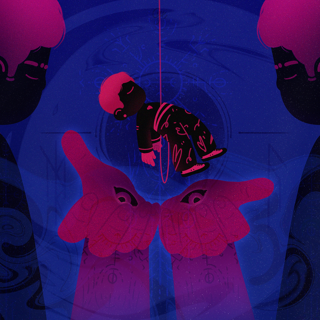 原创插画｜见万物 见众生🙏🏻（图ZMzg2NjM1MjIw） - 创作习作 - 站酷设计师大郭小郭原创素材 - 站酷ZCOOL