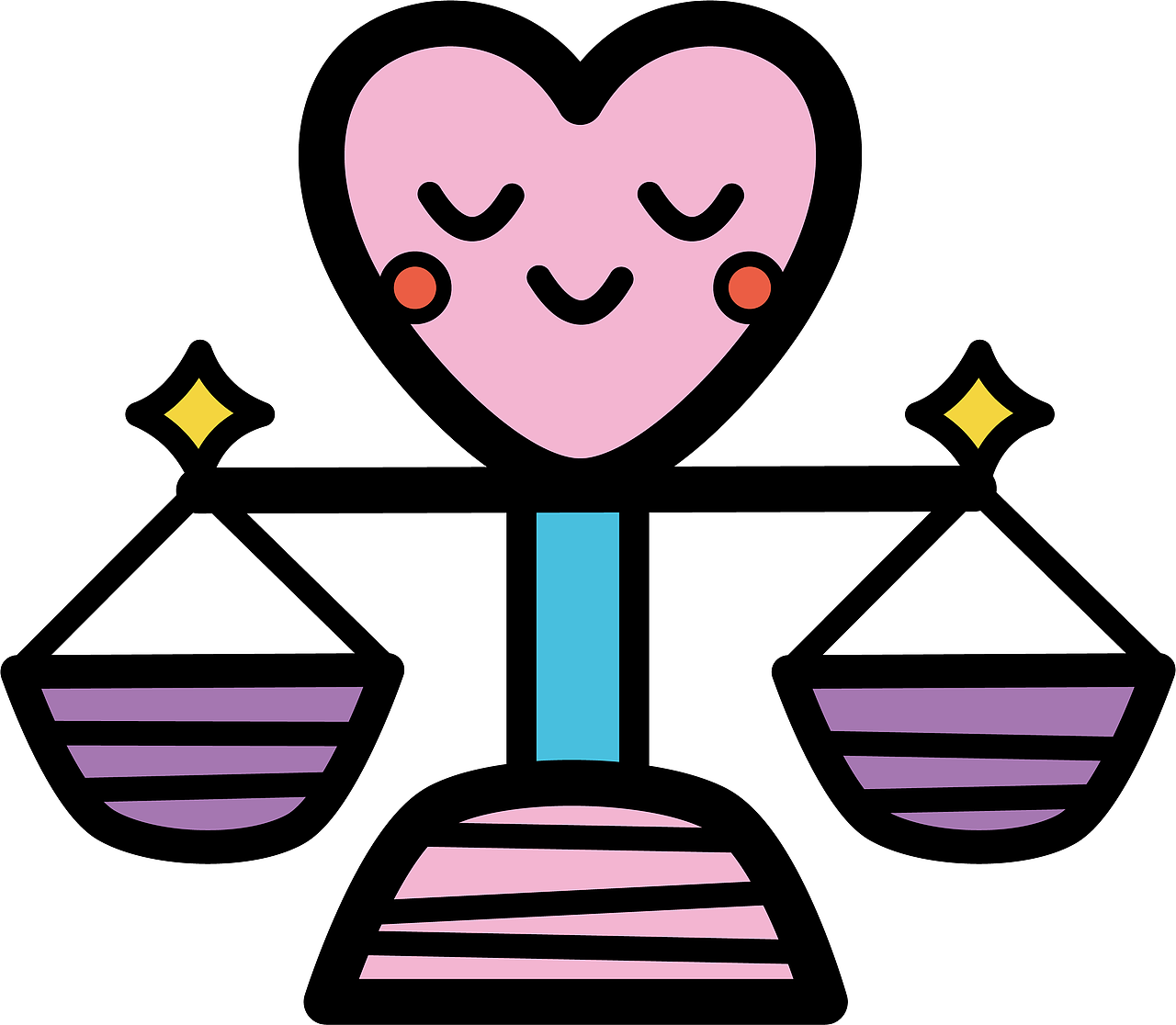 12星座矢量描线色彩元素