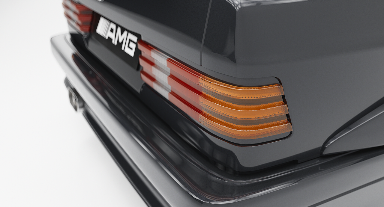 BENZ 190E EVOLUTION II 汽车渲染（图ZMzg2NjQ2ODg4） - 机械/交通 - 站酷设计师Ken_03原创素材 - 站酷ZCOOL