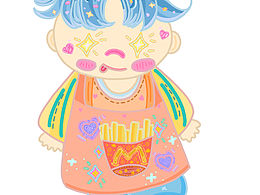 《糖果色薯仔》