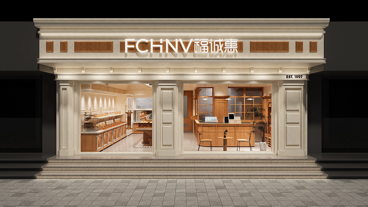 FCHNV福城惠（清新法师搭配原木奶油）（图ZMzg2NjYyNjI0） - 商业空间设计 - 站酷设计师星北设计工作室原创素材 - 站酷ZCOOL