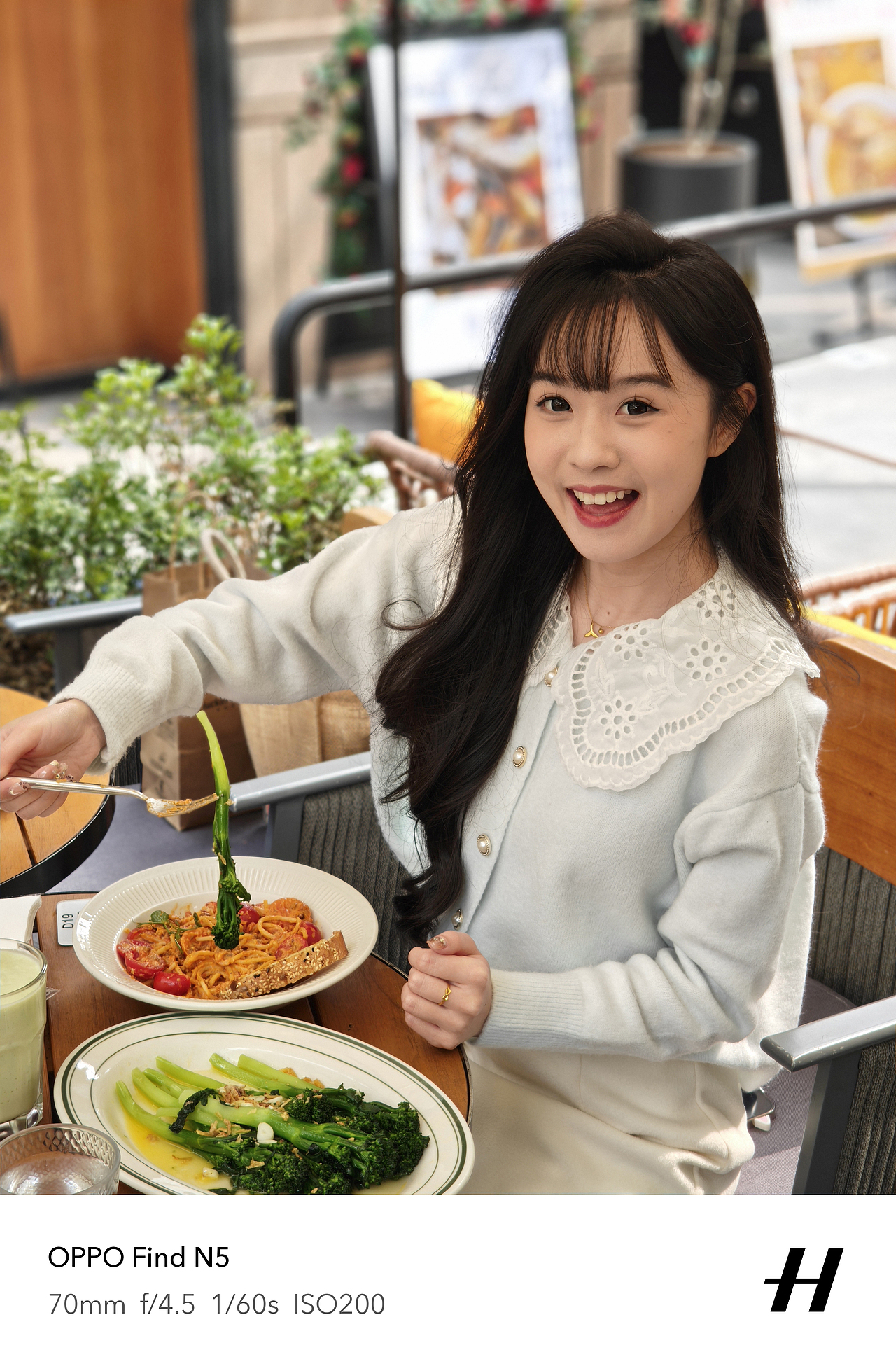 日常美好的一瞬间，抓拍工具我们选择Find N5手机