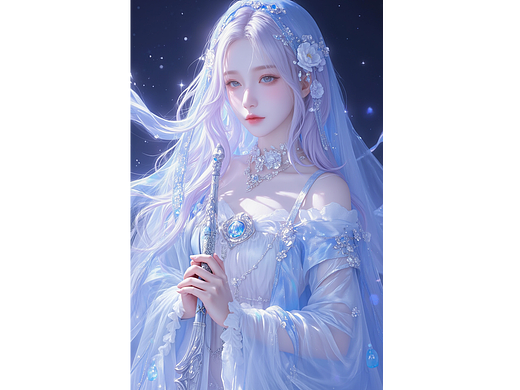 星河剑魄·雪肤仙子穿越银河而来