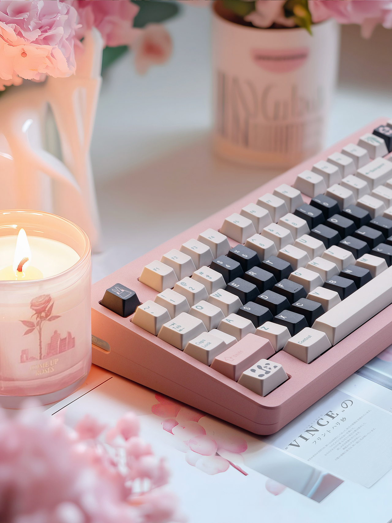 土酱TUTKEYS熊猫键帽搭配Matrix Me键盘（图ZMzg2NjcxMTcy） - 产品摄影 - 站酷设计师宸芜原创素材 - 站酷ZCOOL