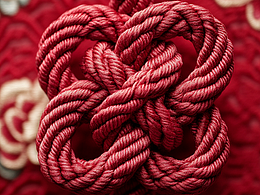 盘长结韵·红绸织梦