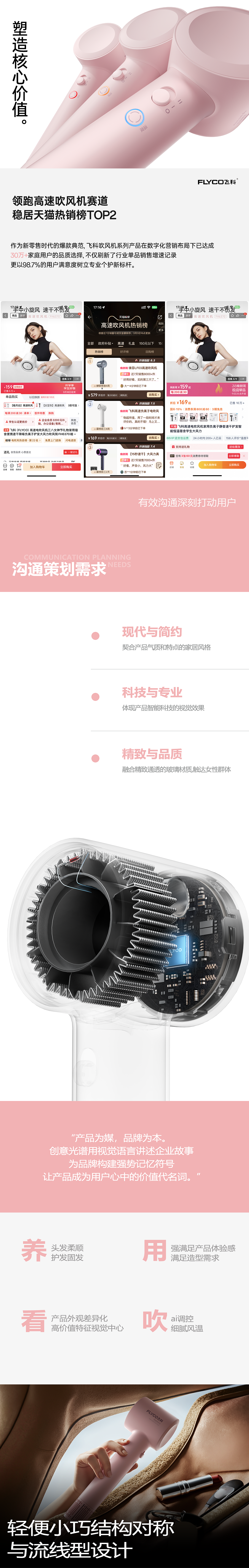 飞科吹风机丨电商详情页丨超级单品丨视觉精选