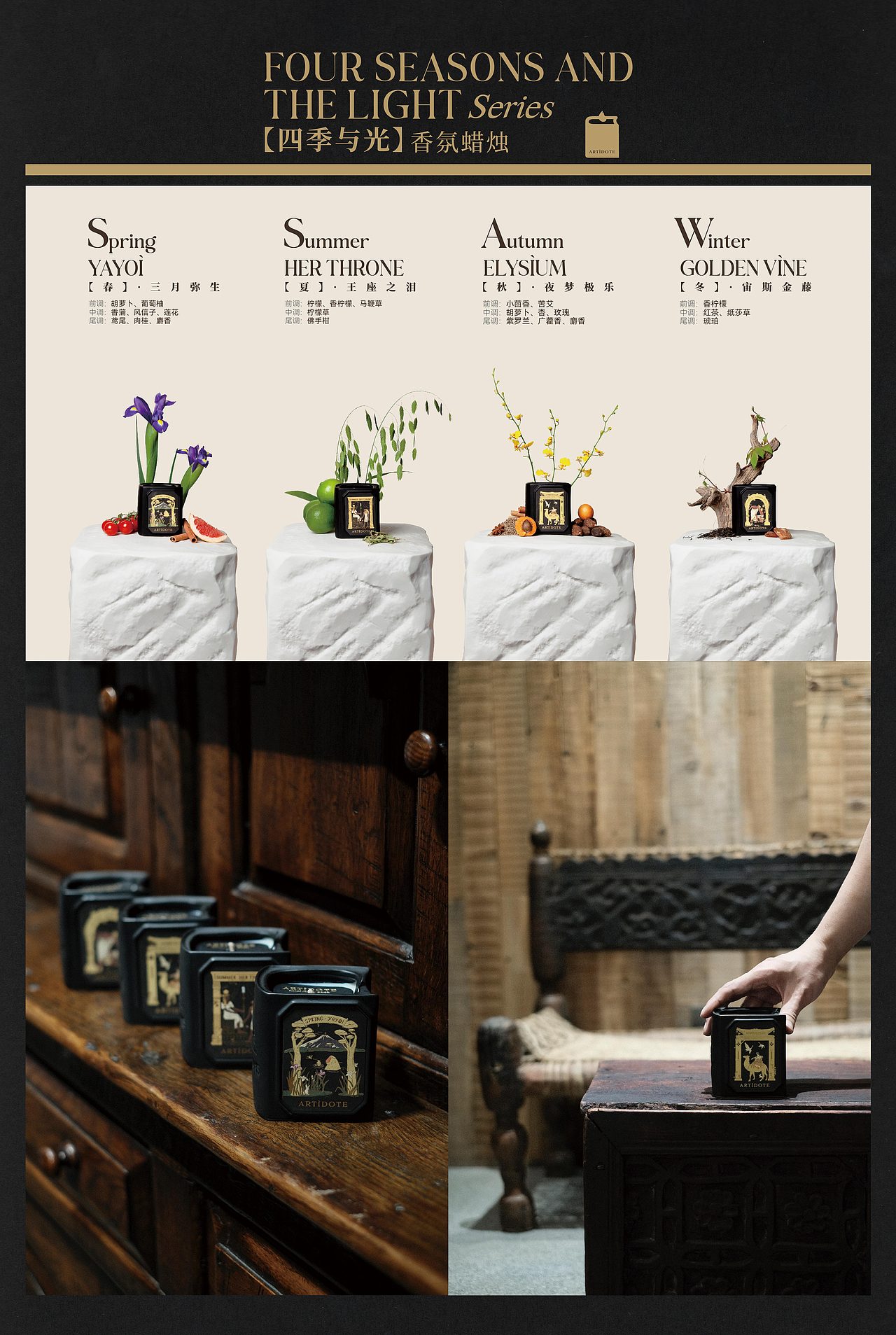 从艺术到香氛 | ARTÌDOTE品牌视觉及延伸设计(图ZMzg2NjgxNjY0) - 品牌 - 站酷设计师RABBITIE视觉设计原创素材 - 站酷ZCOOL