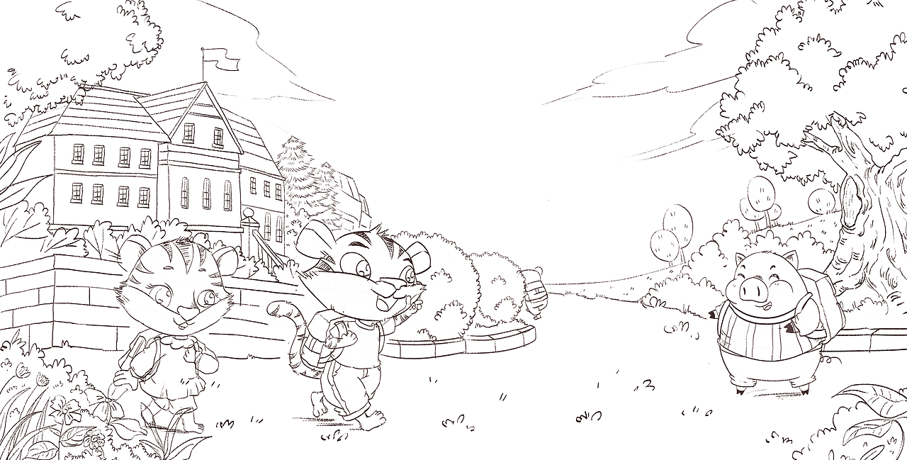 线稿练习作品（图ZMzg2Njg0Mjgw） - 儿童插画 - 站酷设计师C_1213原创素材 - 站酷ZCOOL